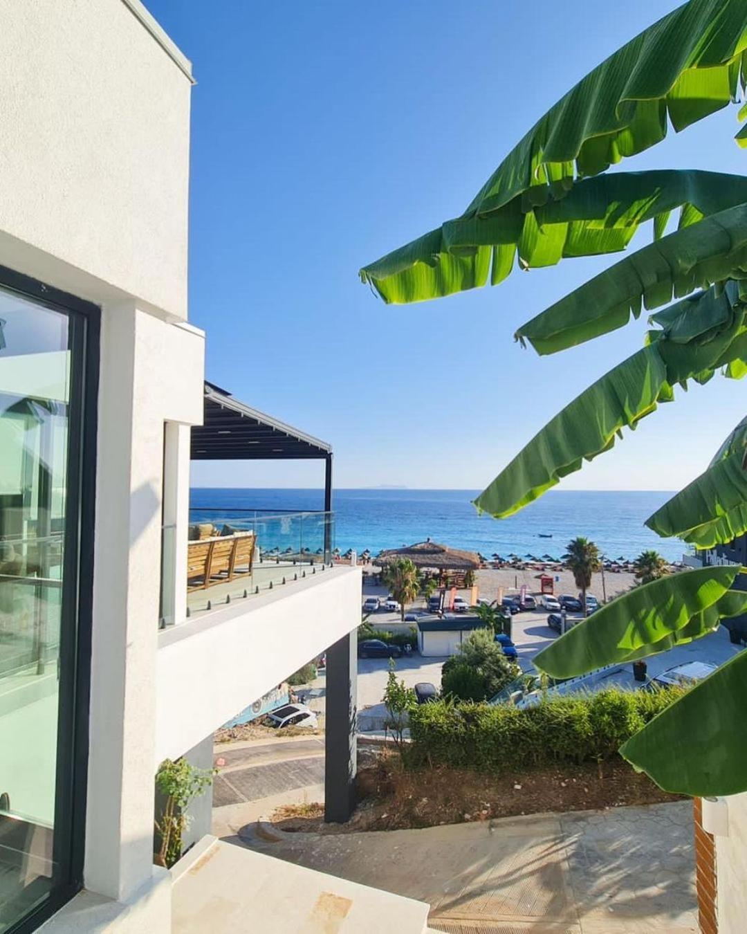Palladium Beach Hotel- Private Beach Included Dhërmi Eksteriør billede